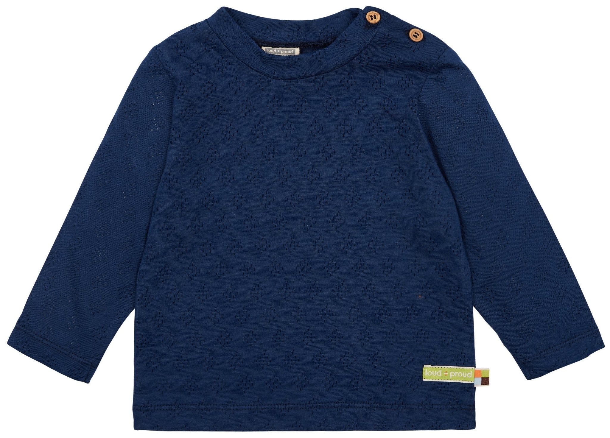 loud-proud-classics-shirt-lochmuster-langarm-grass-86-92-jacquard image 7