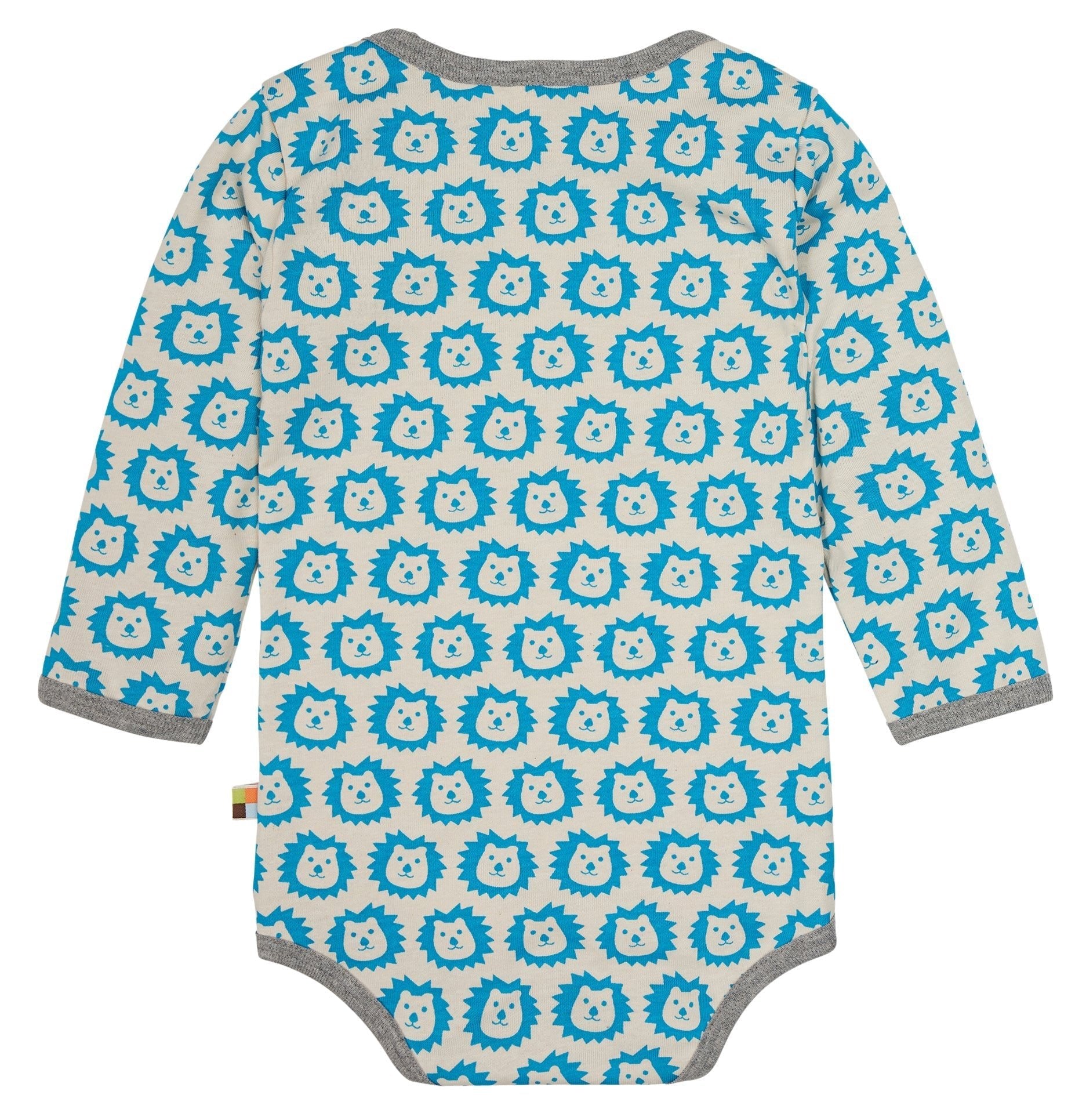 loud-proud-classics-body-langarm-baby-body-aqua-62-68-bio image 2