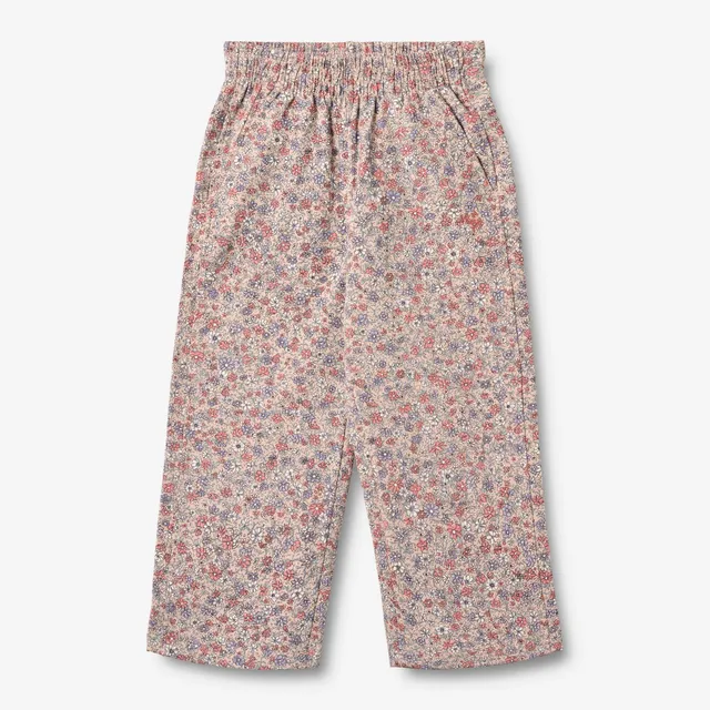 wheat-chevy-sweatpants-rose-dust-flowers-bio-baumwolle image 1