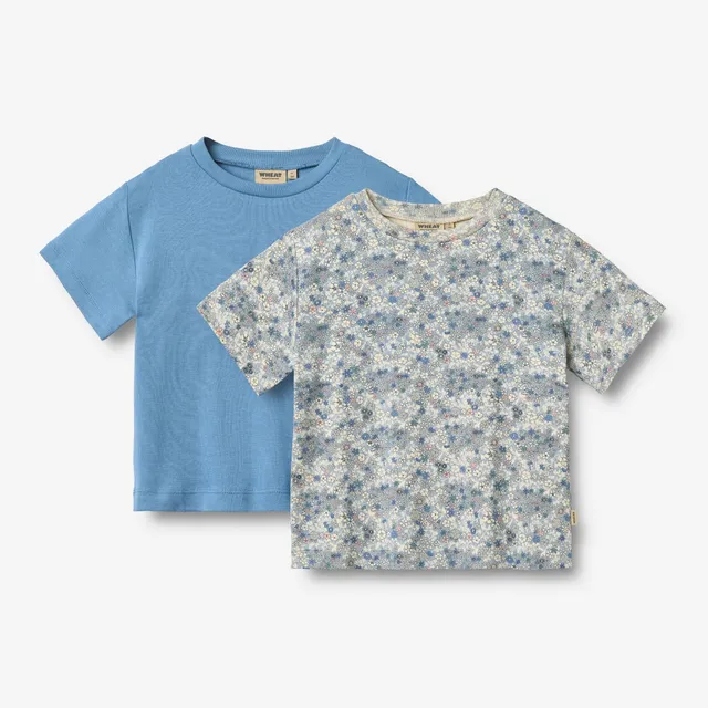 wheat-ella-t-shirt-2er-summer-flowers-bio image 1