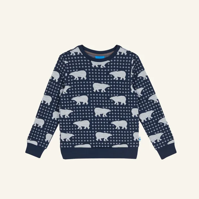 finkid-husky-uniikki-nordik-wollpullover-navy-b-r image 1