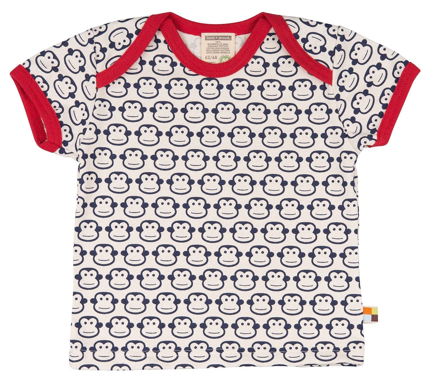 loud-proud-classics-t-shirt-druck-t-shirt-navy-print image 1