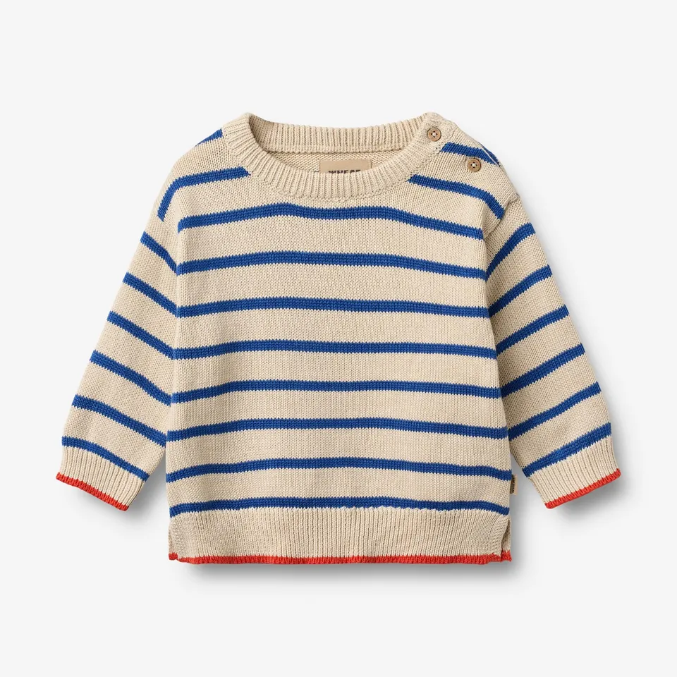 wheat-harlow-strickpullover-true-blue-stripe-gr-68 image 1