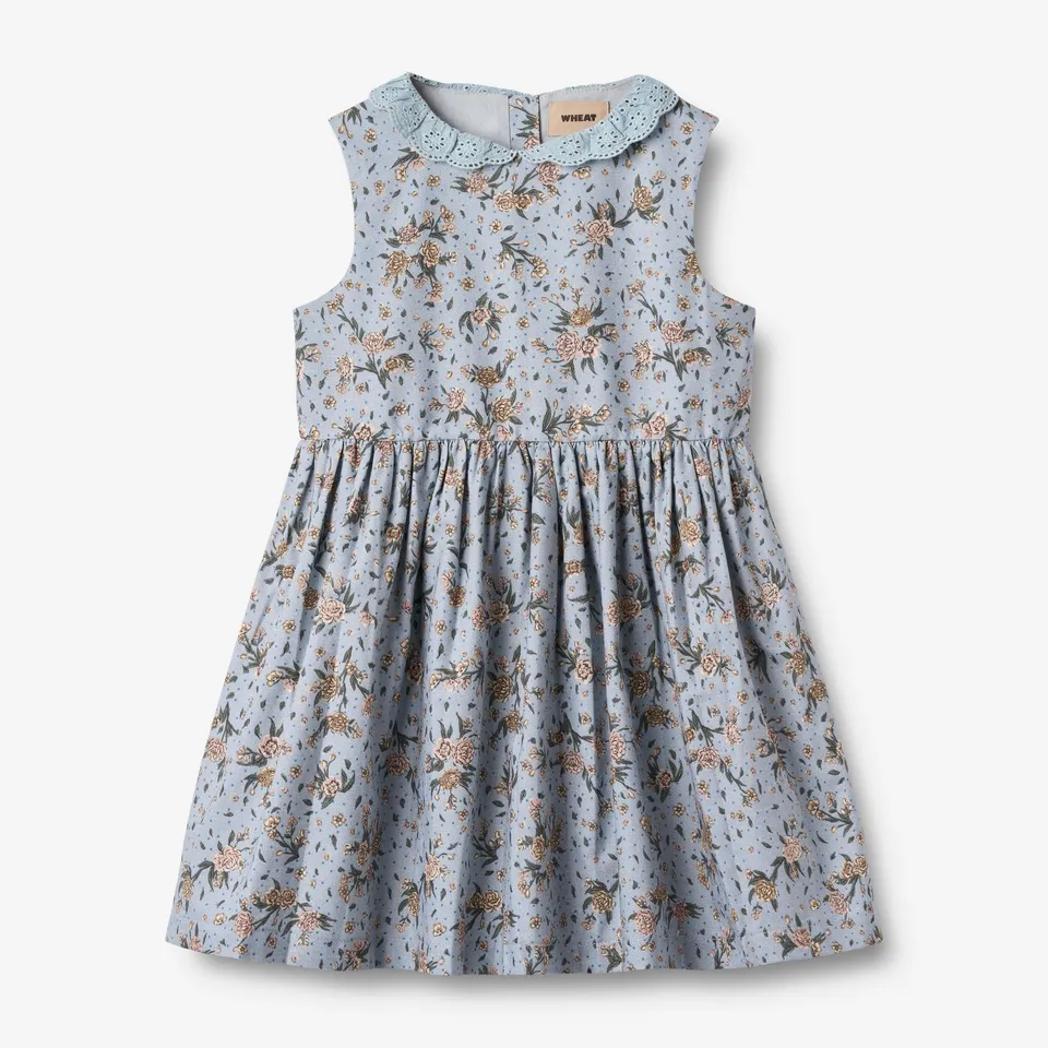 wheat-elma-dress-kleid-soft-rain-flowers-bio-baumwolle-m-dchen image 1