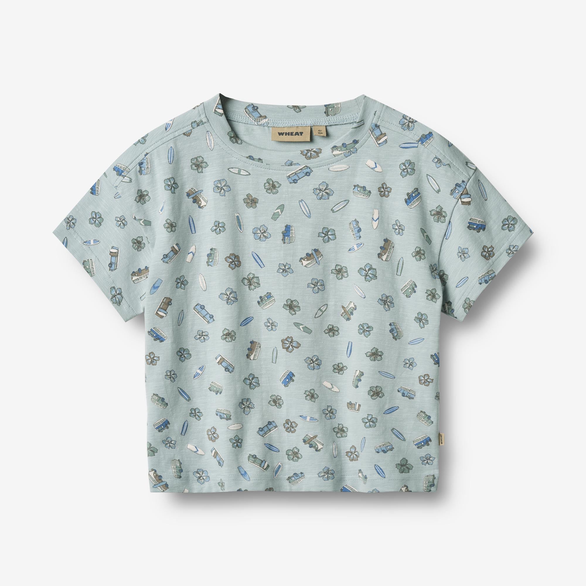 wheat-tommy-t-shirt-surf-friends-bio-jersey-kurzarm image 1