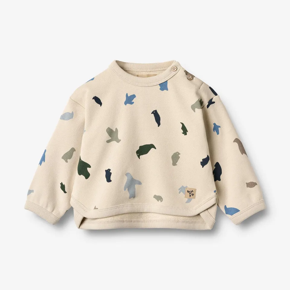 wheat-emery-sweatshirt-offwhite-penguins-bio-baumwolle image 1