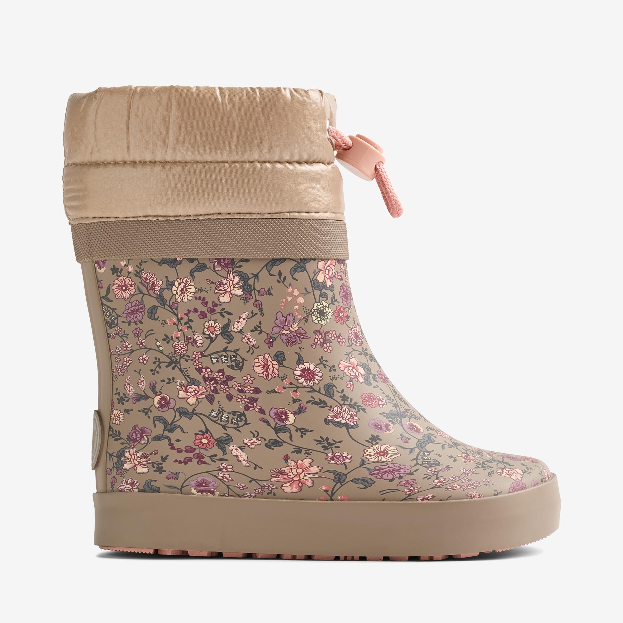 wheat-arden-thermo-gummistiefel-portabella-flowers-barfu image 5