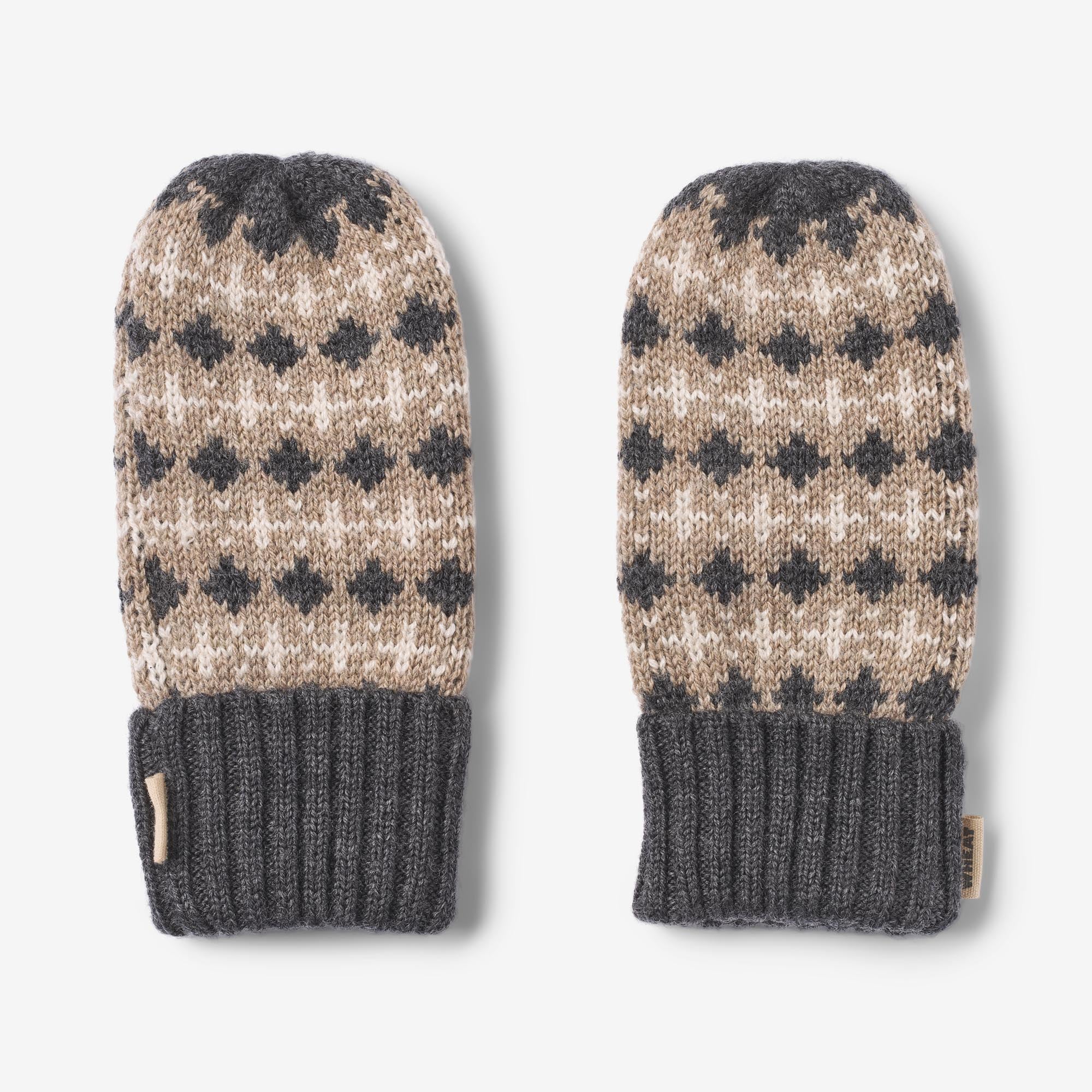 wheat-haansi-f-ustlinge-charcoal-merino-jacquard-2 image 1