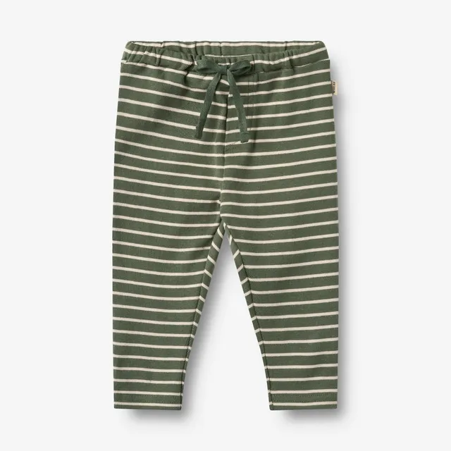 wheat-clothing-manfred-jerseyhose-dark-green-stripe-bio image 1