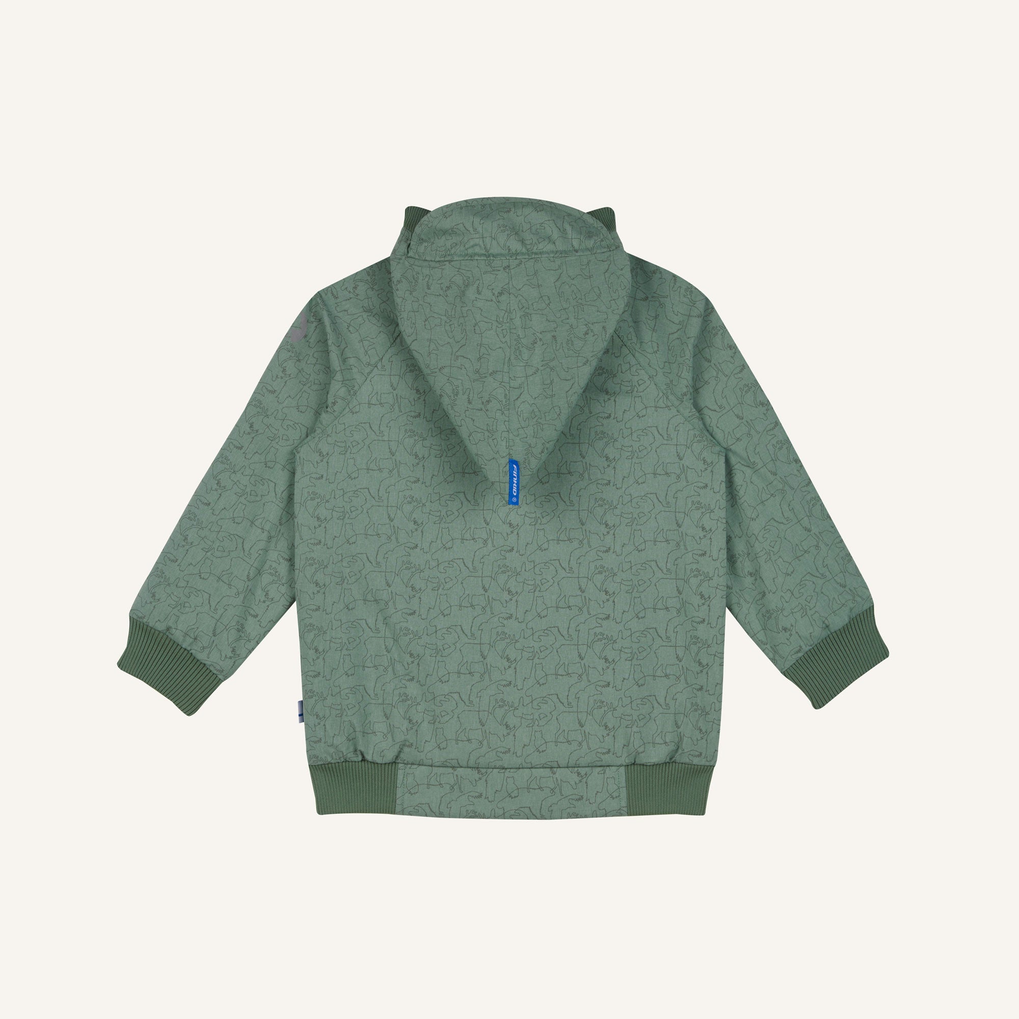 finkid-husky-tallessa-outdoorjacke-terra-cotta-reflektierend image 8