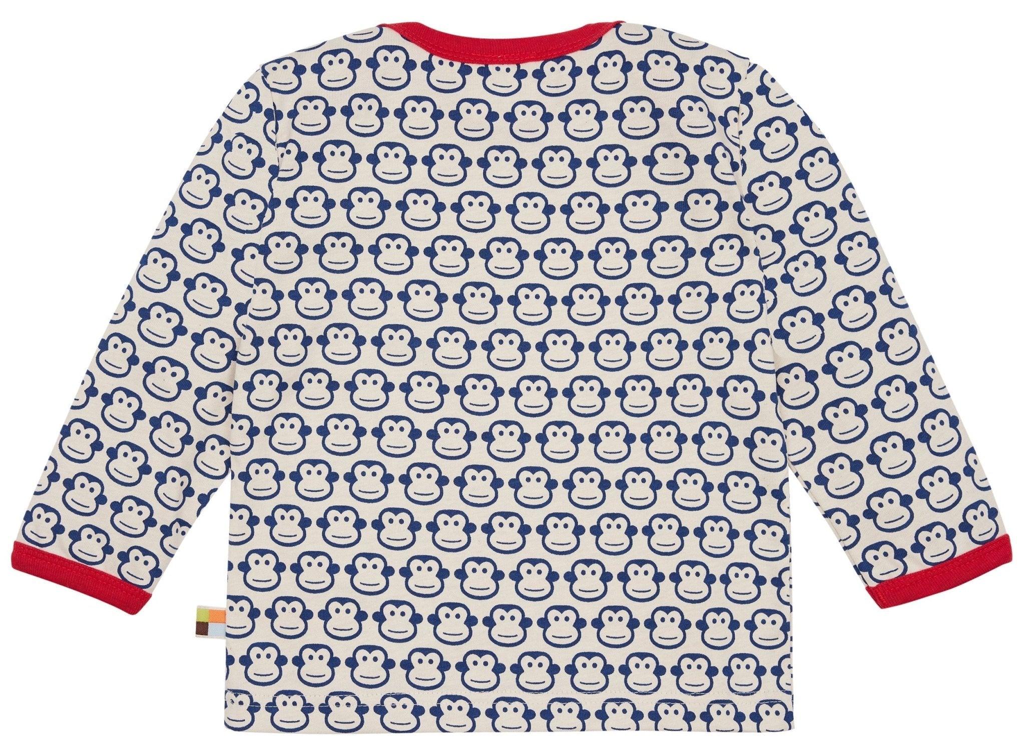 loud-proud-classics-shirt-langarm-affen-kinder-shirt-ultramarine-86-92 image 2