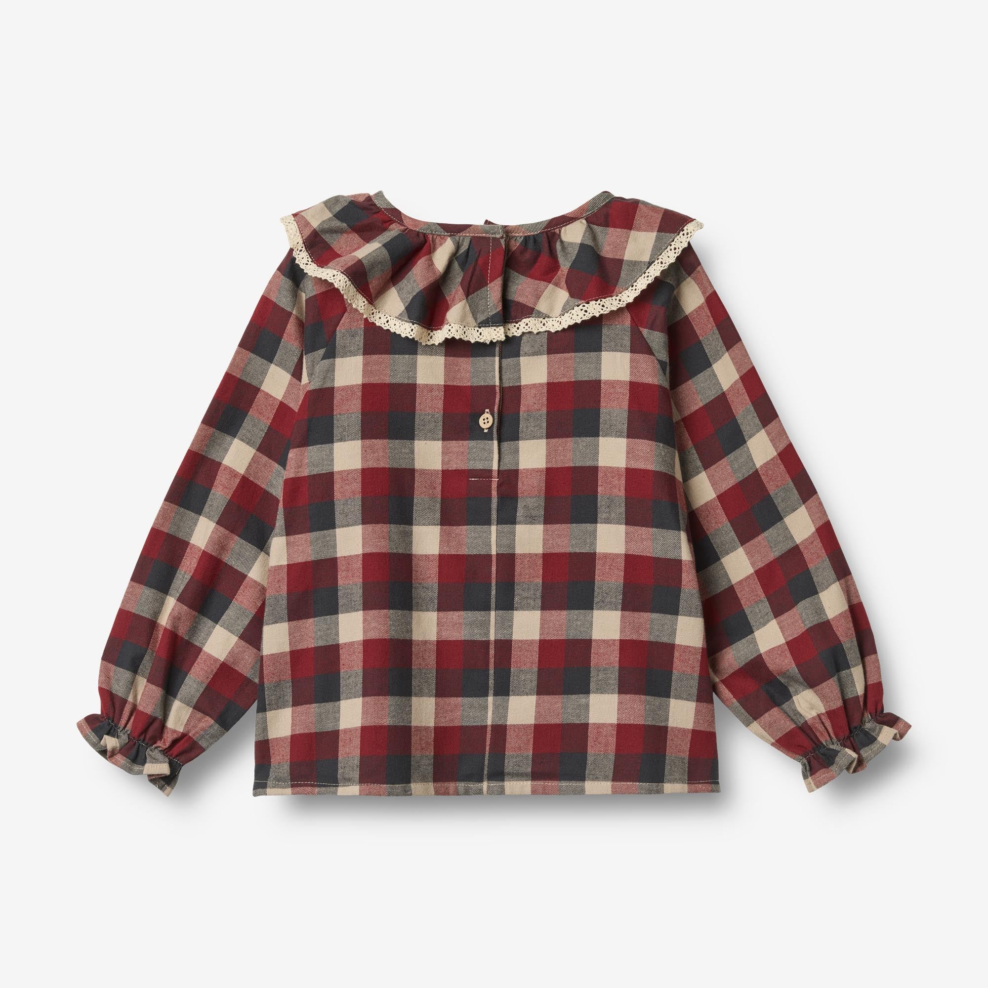 wheat-elin-red-blue-check-bluse-langarm-m-dchen-bio image 3