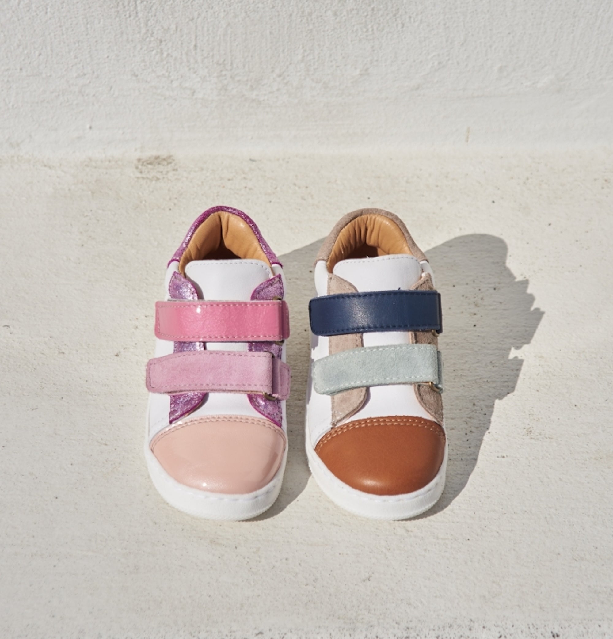 wheat-velo-sneaker-rose-leder-klett image 4