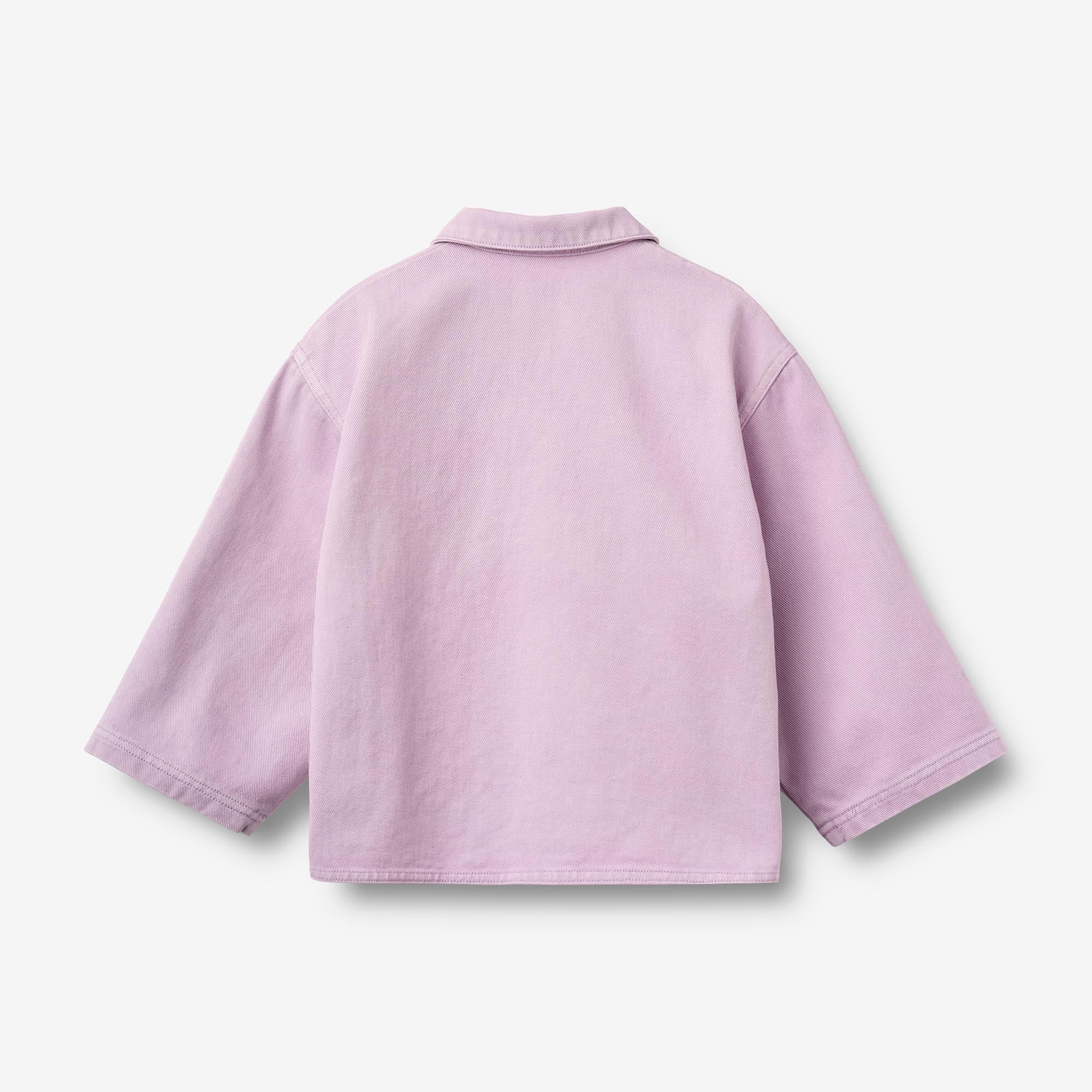 wheat-overshirt-cole-kinderhemd-lavender-glow-bio-baumwolle image 5