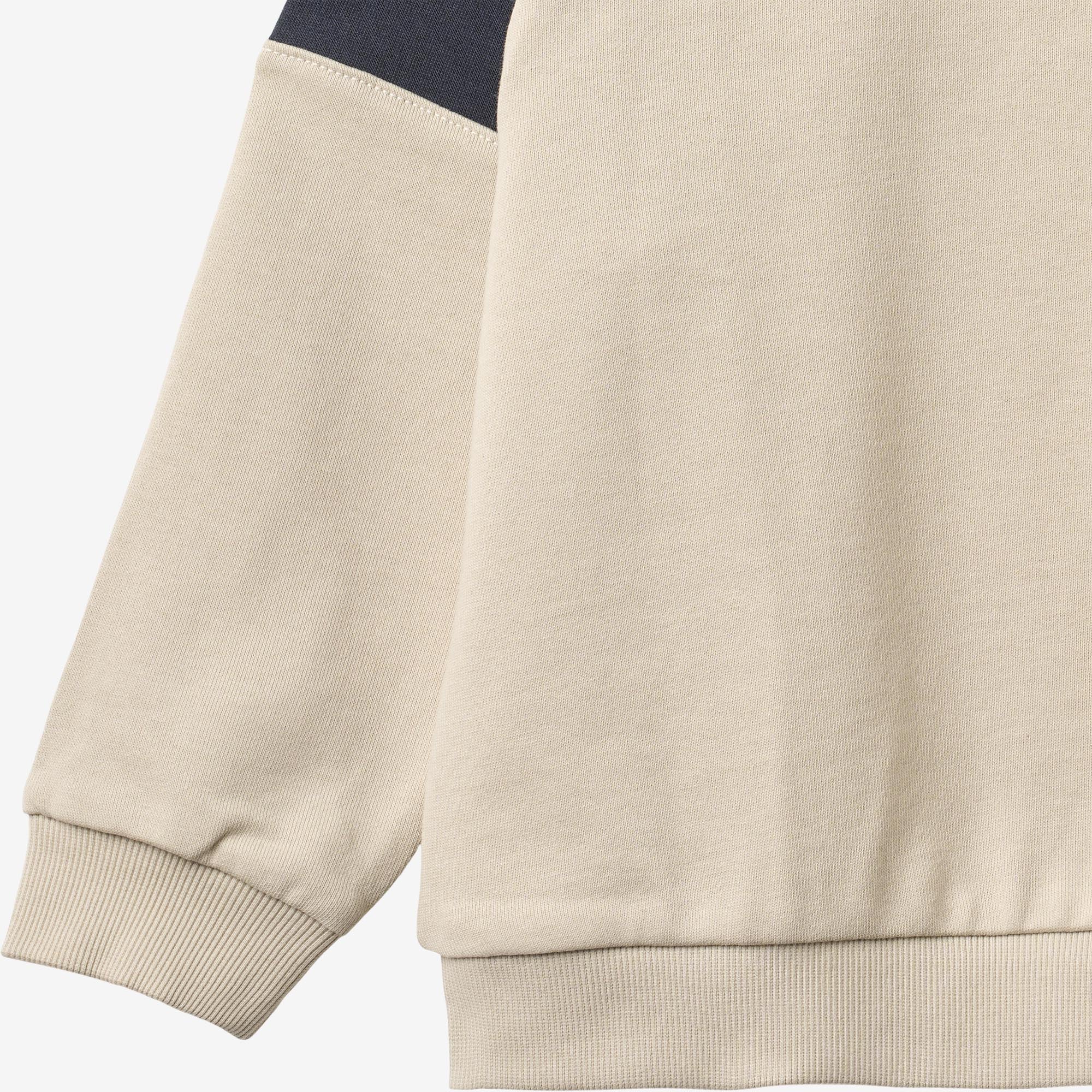 wheat-gilbert-sweatshirt-grey-cloud-bio-baumwolle image 3