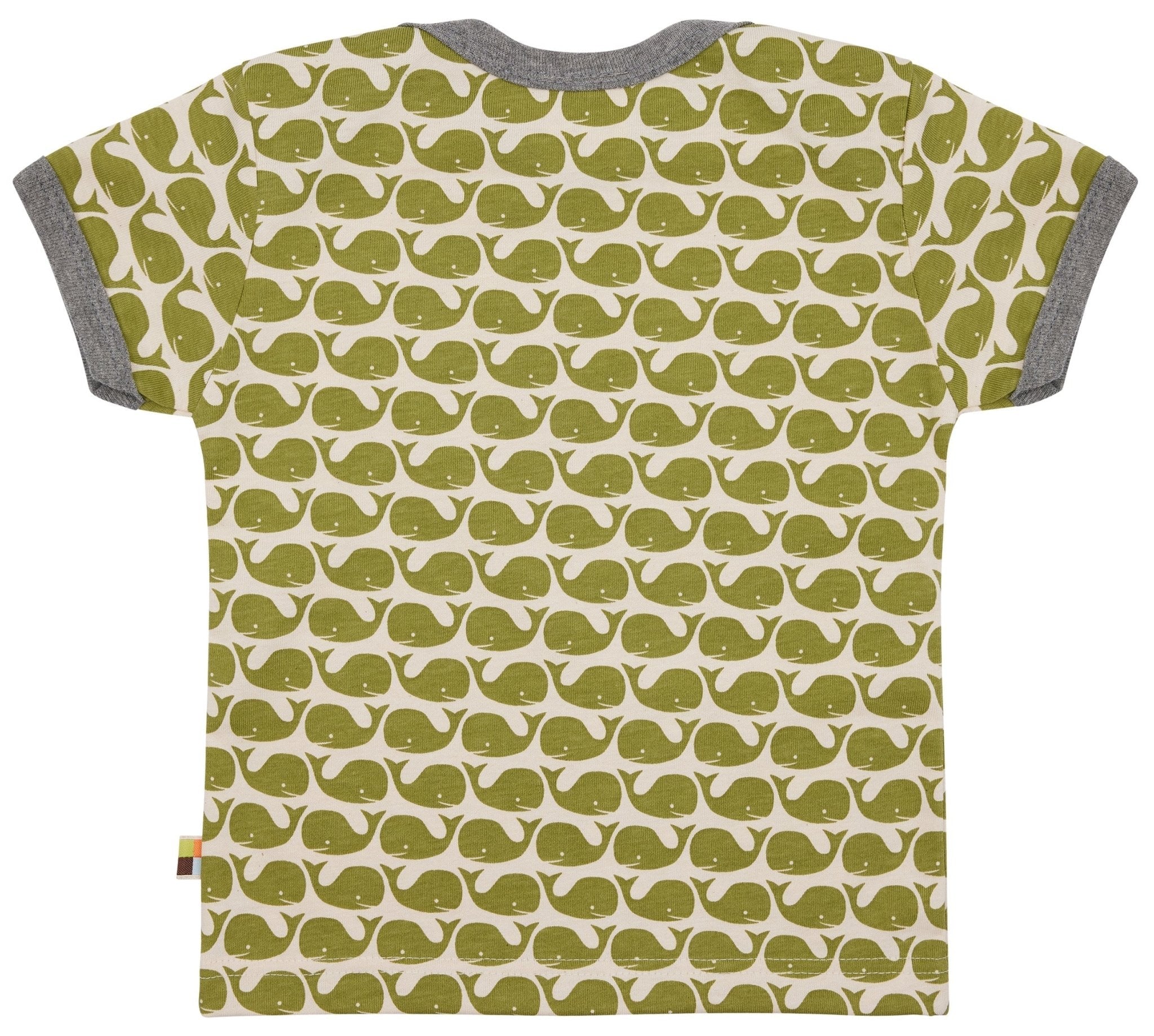 loud-proud-classics-t-shirt-druck-wale-bio-shirt-moos-86-92 image 2