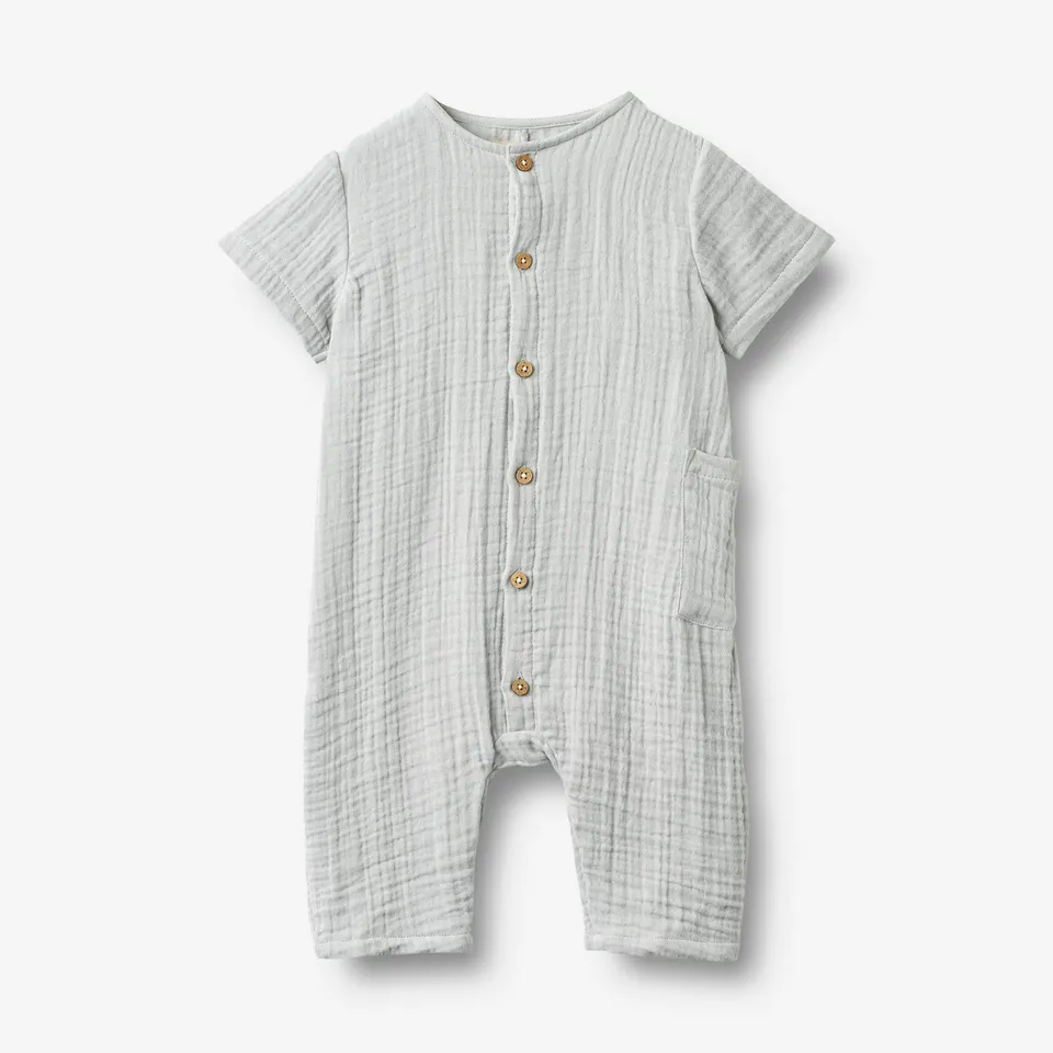 wheat-alex-baby-romper-bio-baumwolle-light-blue-kurzarm image 1
