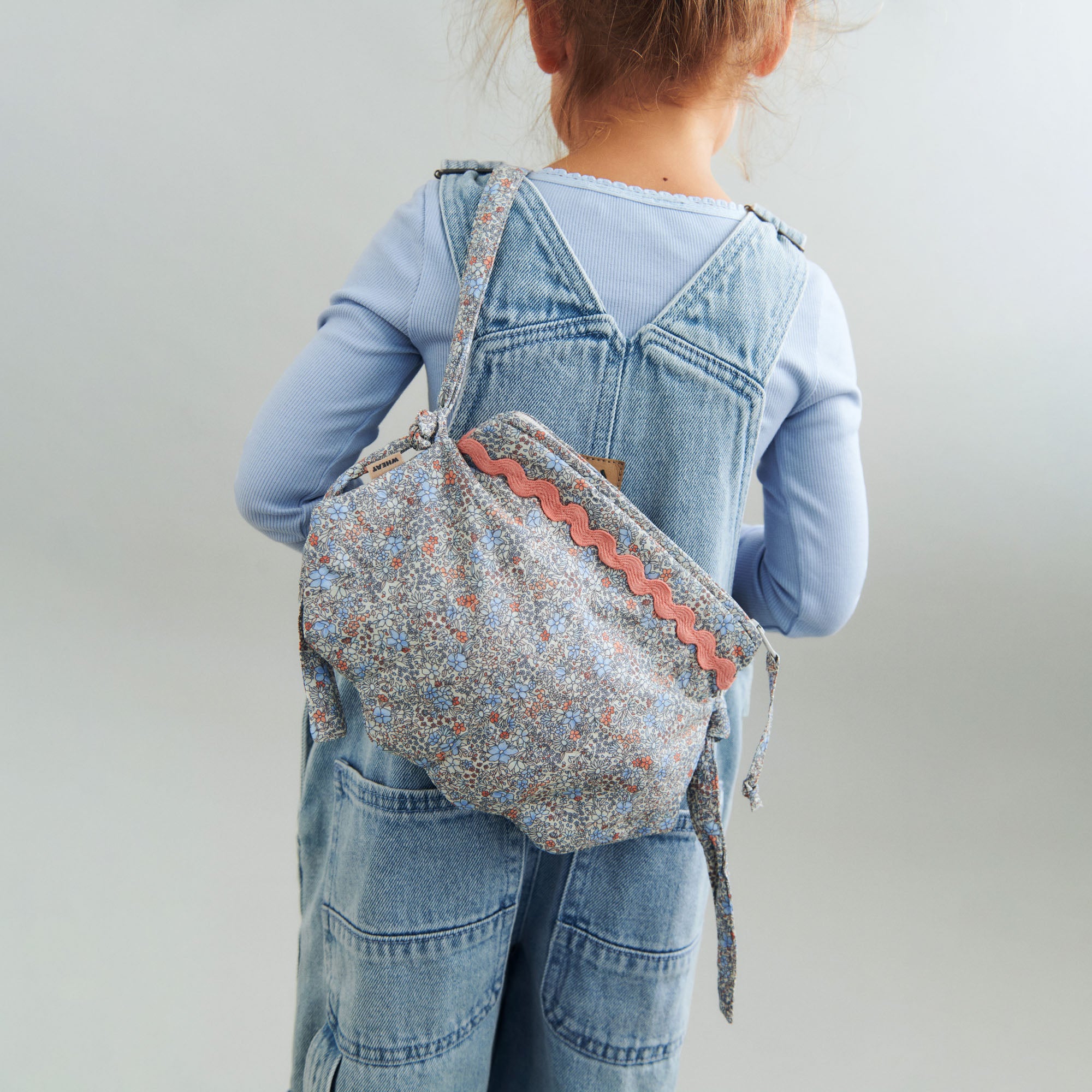 wheat-mollie-tasche-air-blue-flowers-m-dchen-bio-baumwolle image 2
