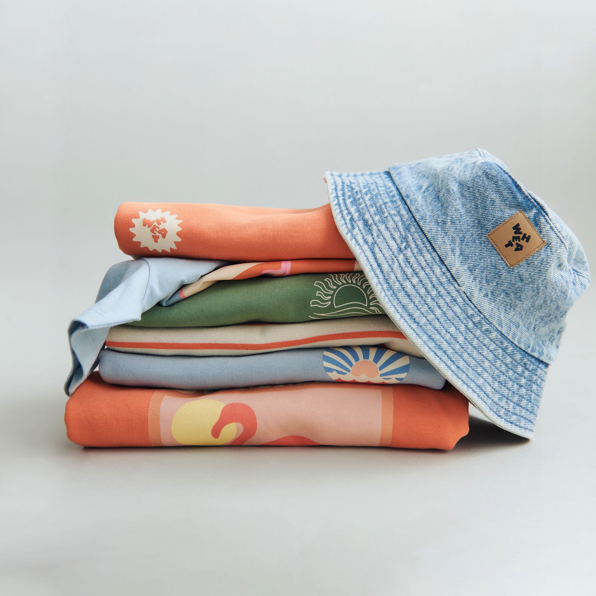 wheat-casey-sweatshirt-kinder-sunkissed-orange-bio-baumwolle image 3
