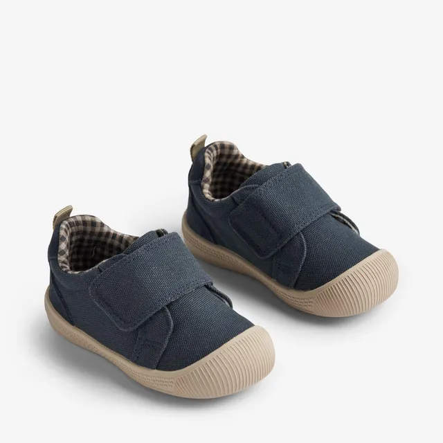 wheat-kei-prewalker-navy-barfu-canvas-kleinkind image 1