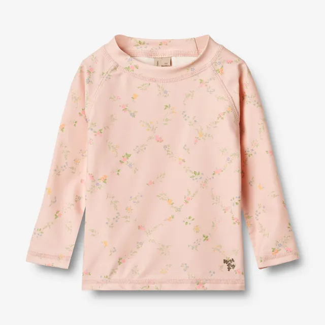 wheat-dilan-badeshirt-baby-uv-40-blumenmuster image 1