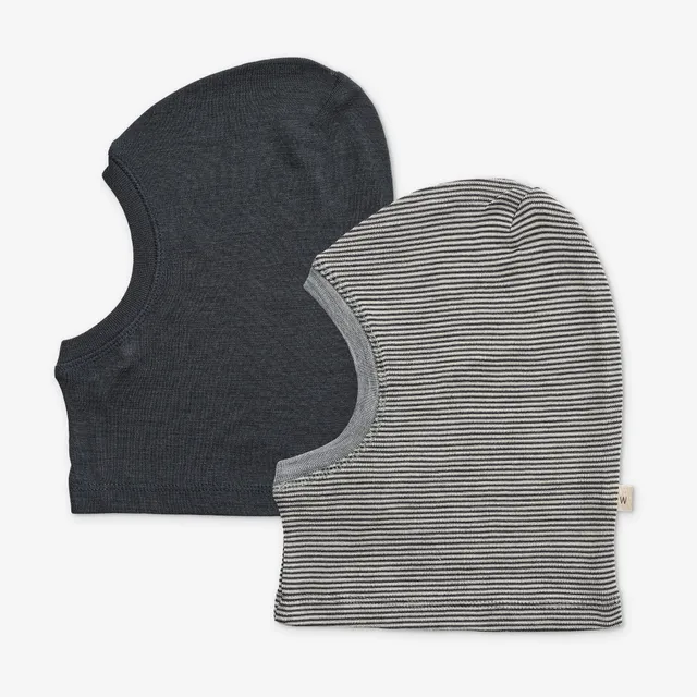 wheat-kim-balaclava-sturmhaube-navy-stripe-merino-2er image 1