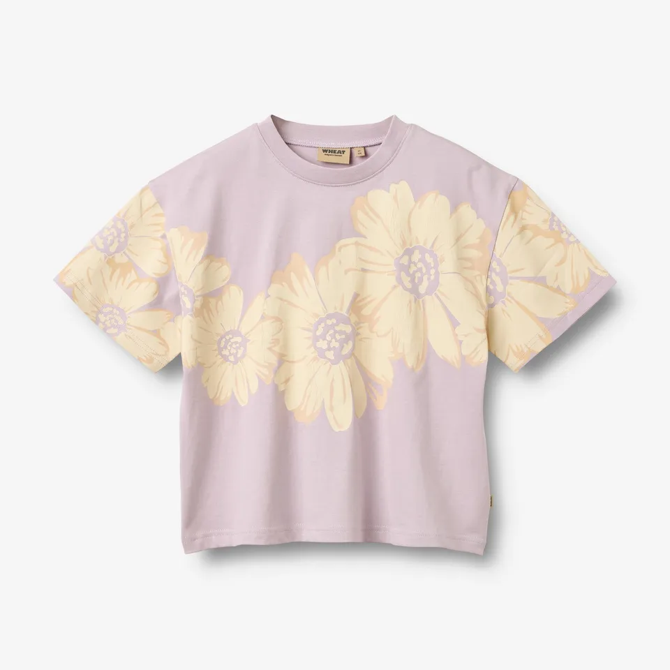 wheat-petri-t-shirt-lavender-bio-baumwolle-m-dchen image 1