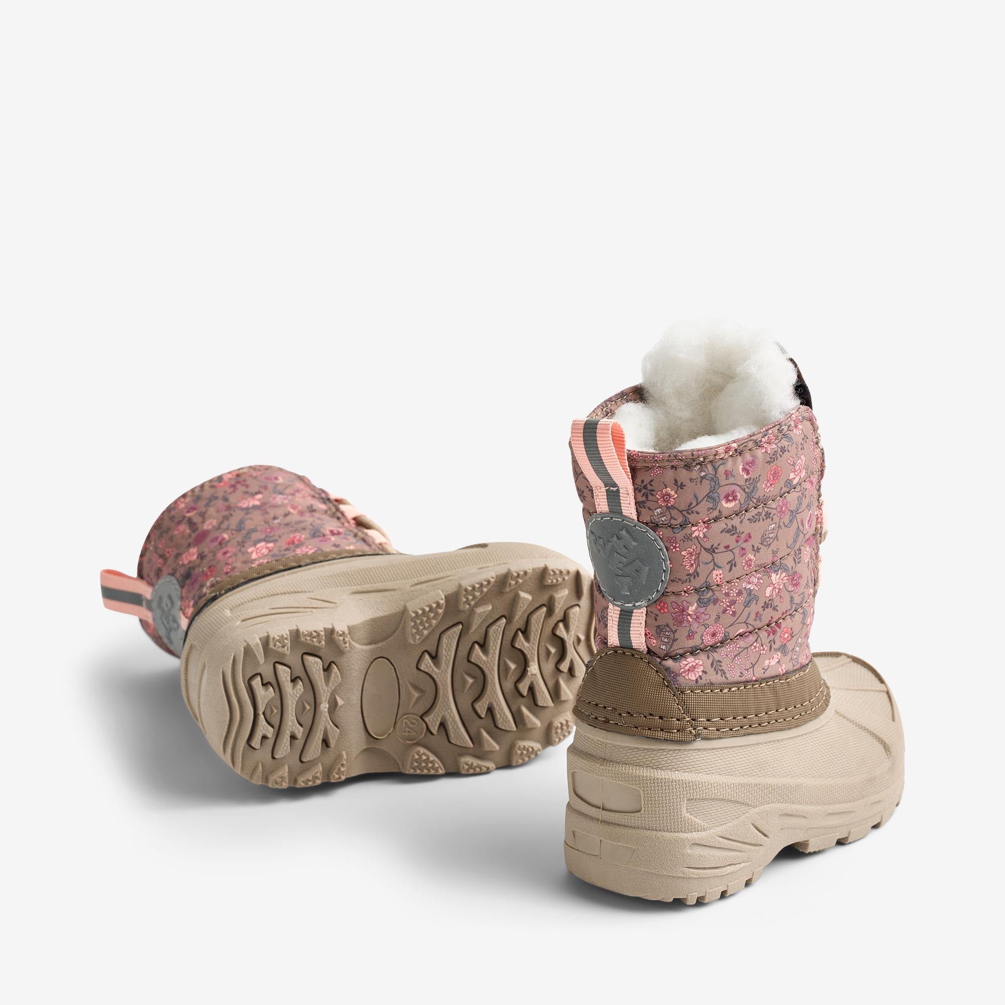 wheat-aleex-winterstiefel-portabella-flowers-wasserdicht image 4