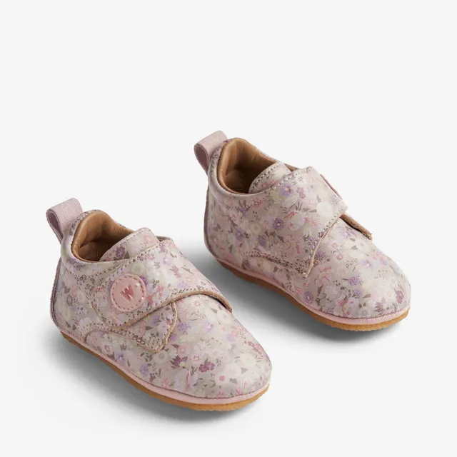 wheat-dakota-hausschuhe-clam-multi-flowers-leder image 1