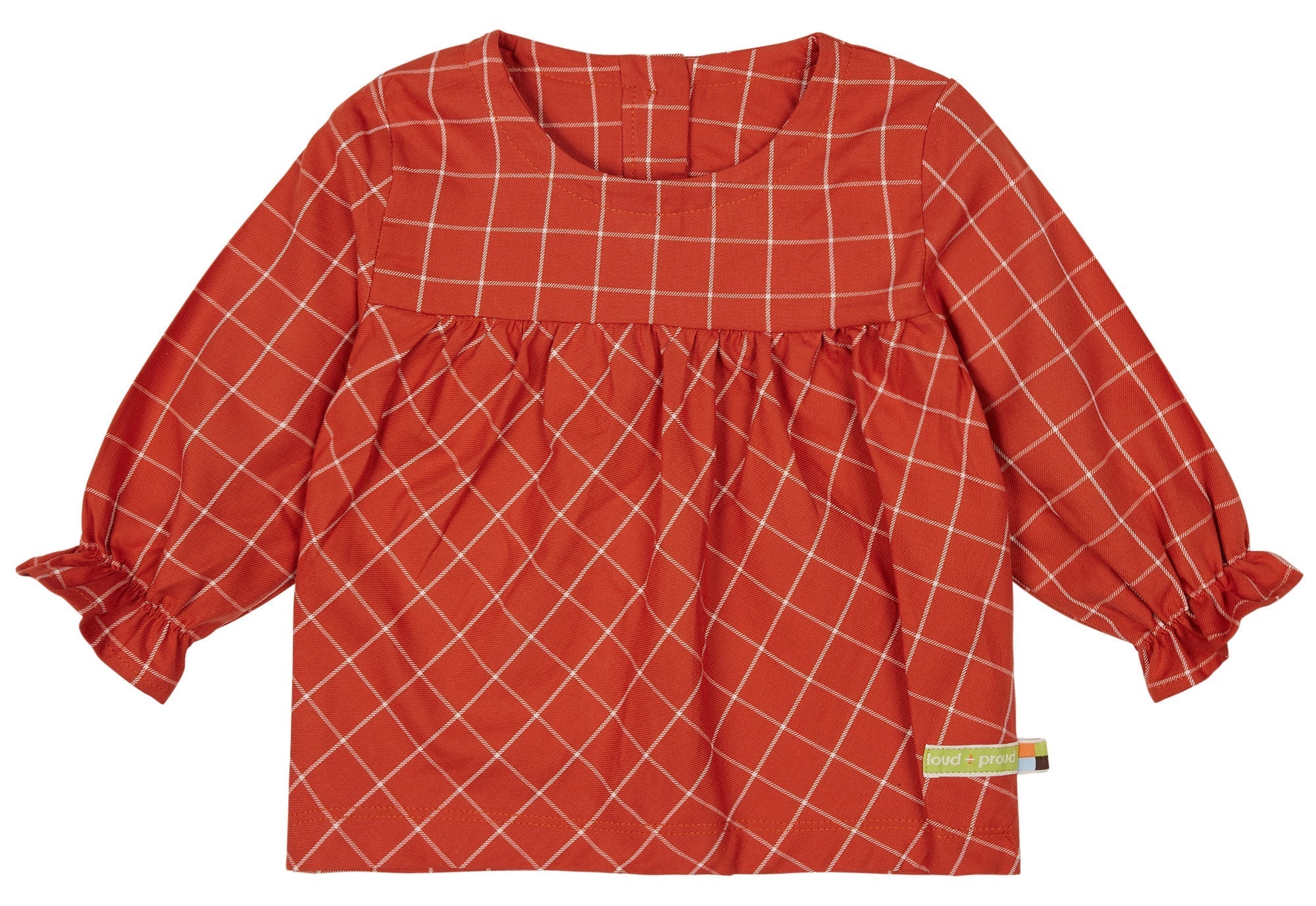 loud-proud-classics-karo-bluse-cinnamon-popeline image 1