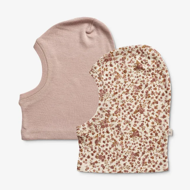 wheat-kim-balaclava-2er-rose-flowers-merinowolle image 1