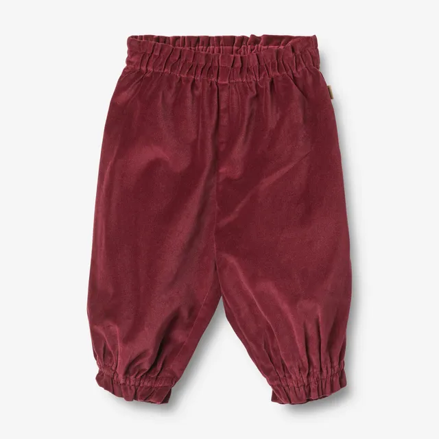 wheat-winter-polly-hose-ruby-red-bio-baumwolle-baby image 1