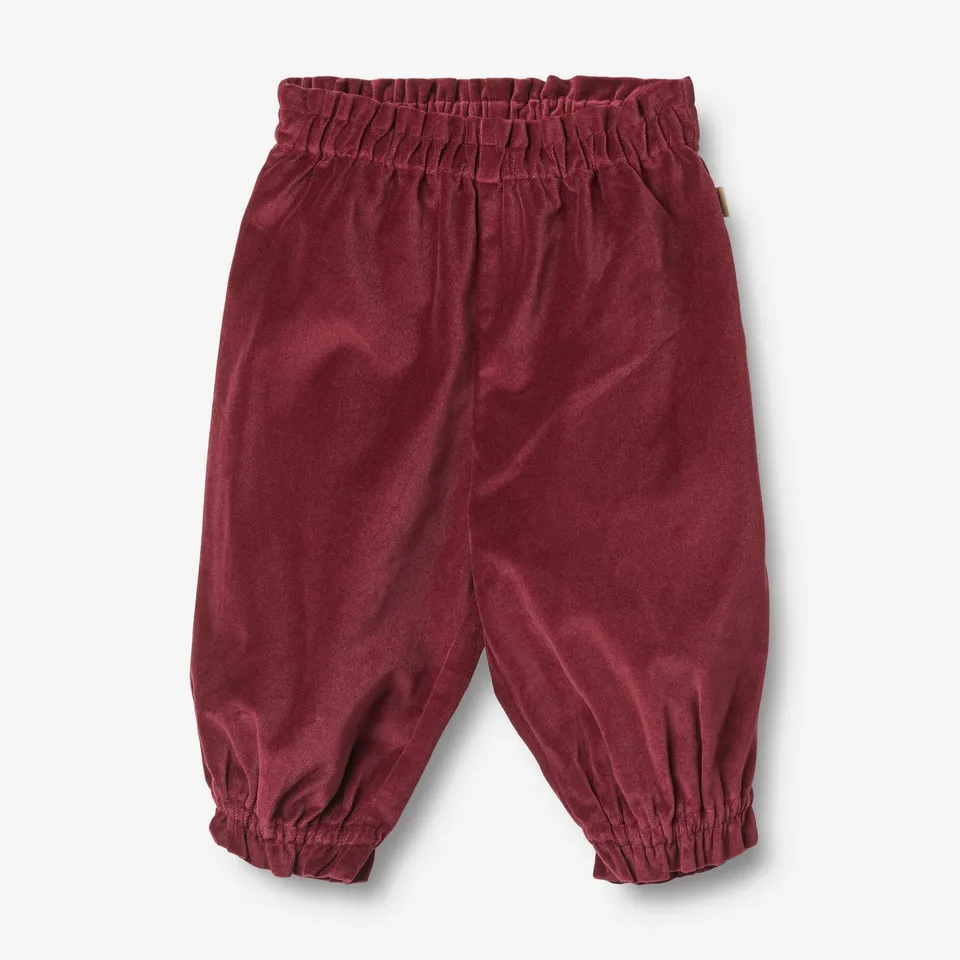 wheat-winter-polly-hose-ruby-red-bio-baumwolle-baby image 1