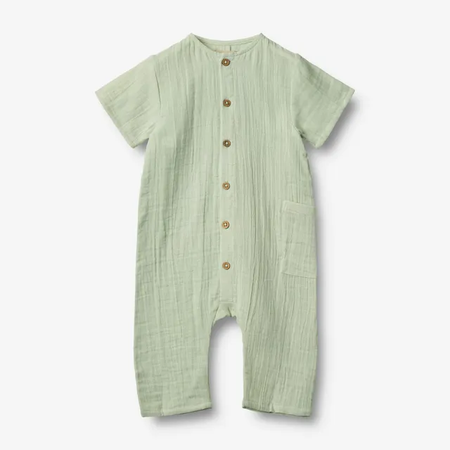 wheat-alex-romper-soft-mint-bio-baumwolle-overall image 1
