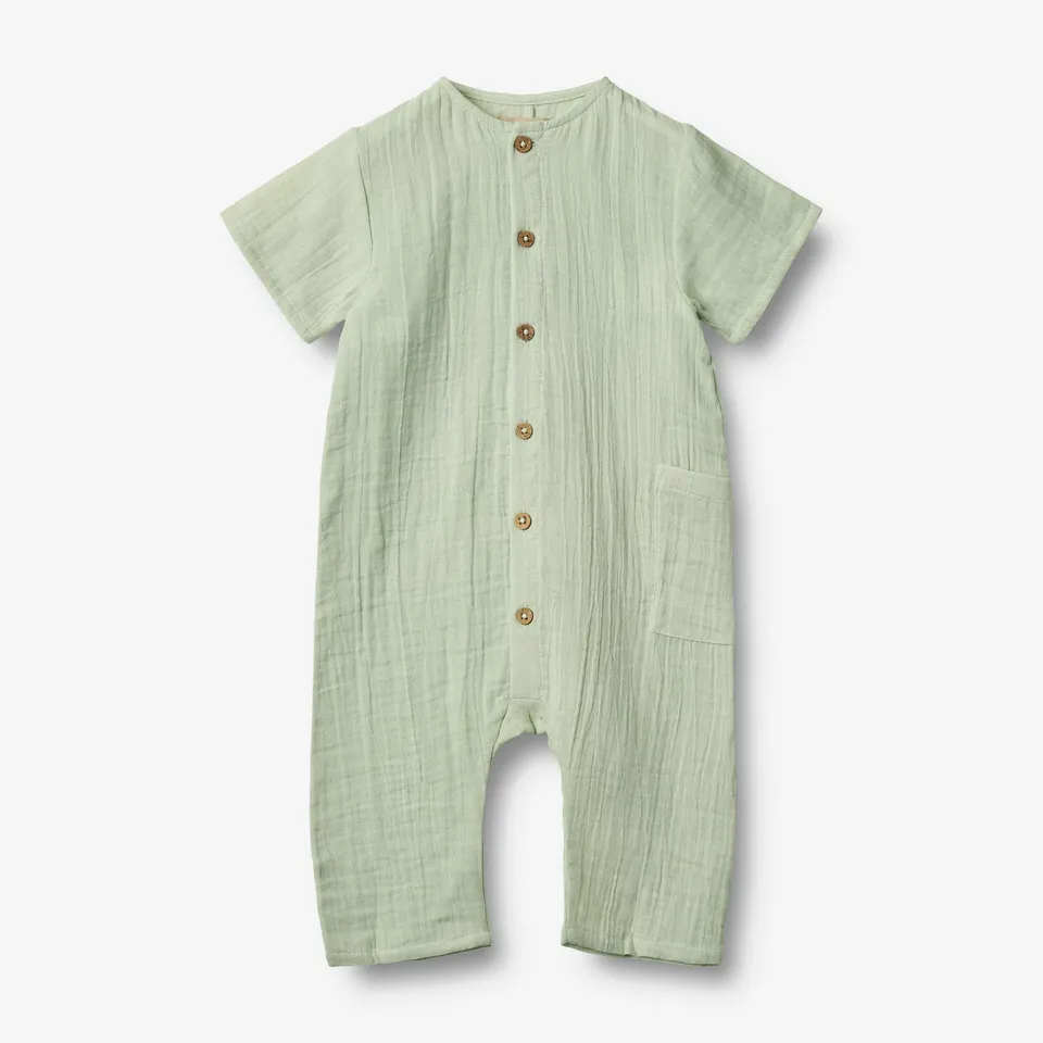 wheat-alex-romper-soft-mint-bio-baumwolle-overall image 1