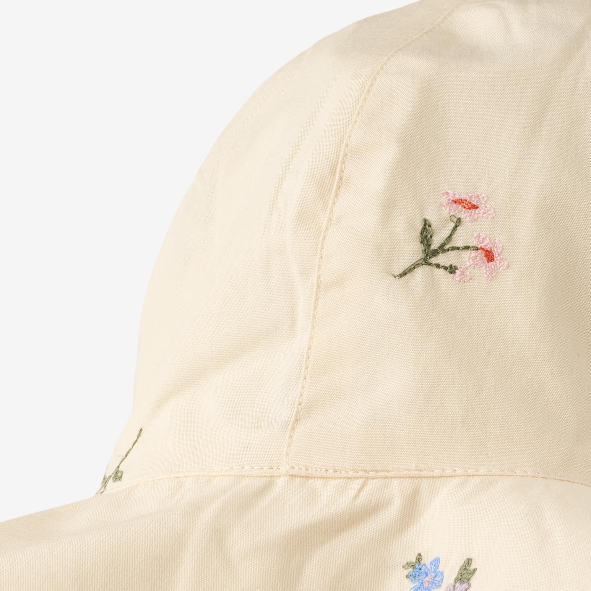 wheat-daisy-sun-hat-sonnenhut-ivory-embroidery-flowers image 2
