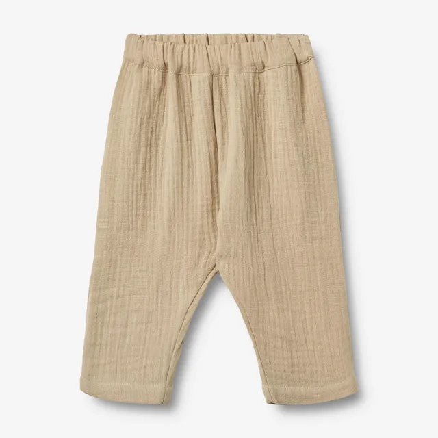 wheat-ashley-baby-hose-soft-sand-bio-baumwolle-musselin image 1