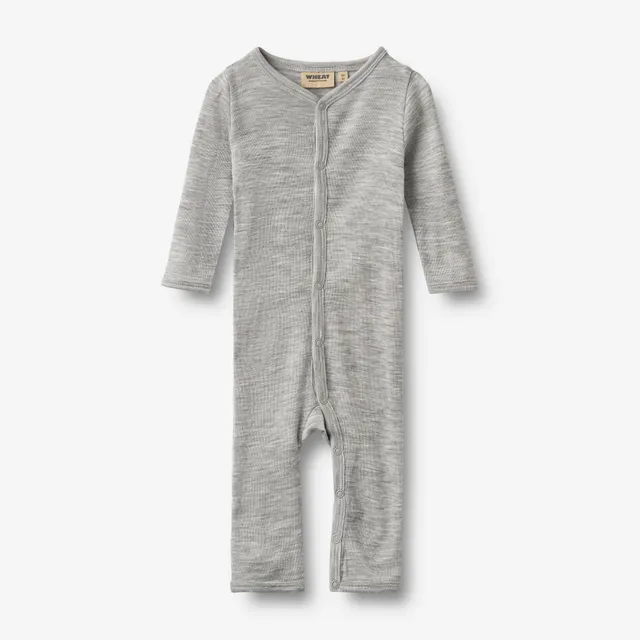 wheat-dusty-woll-jumpsuit-baby-melange-grey-merino image 1