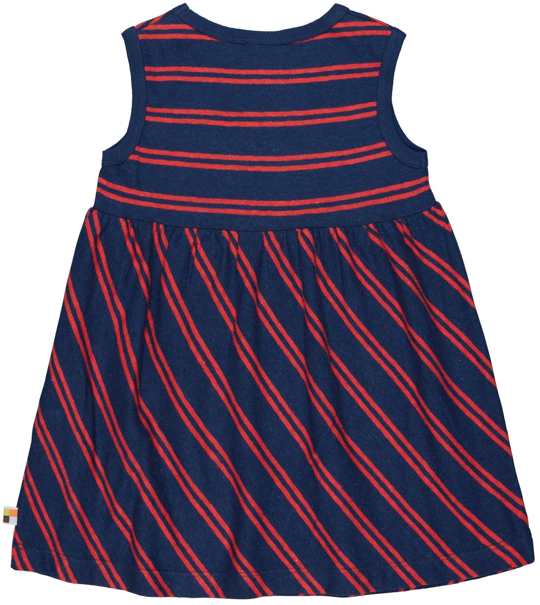 loud-proud-classics-kleid-streifen-leinen-chili-rmellos image 8