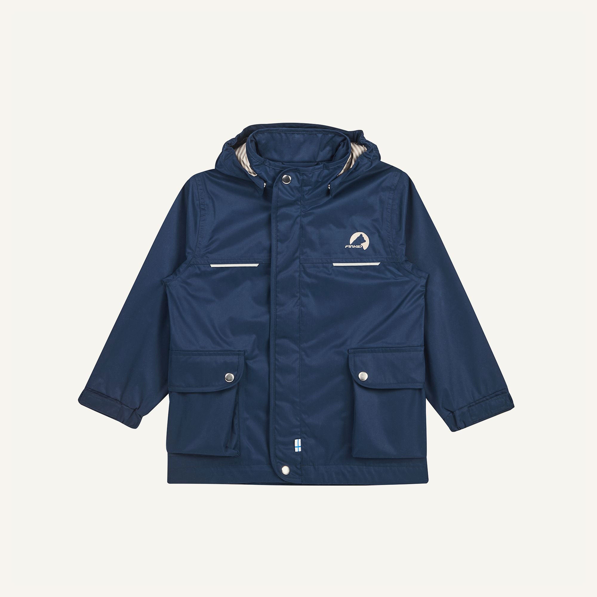 finkid-lokkimaa-kinder-outdoorparka-cinnamon-wasserdicht image 1
