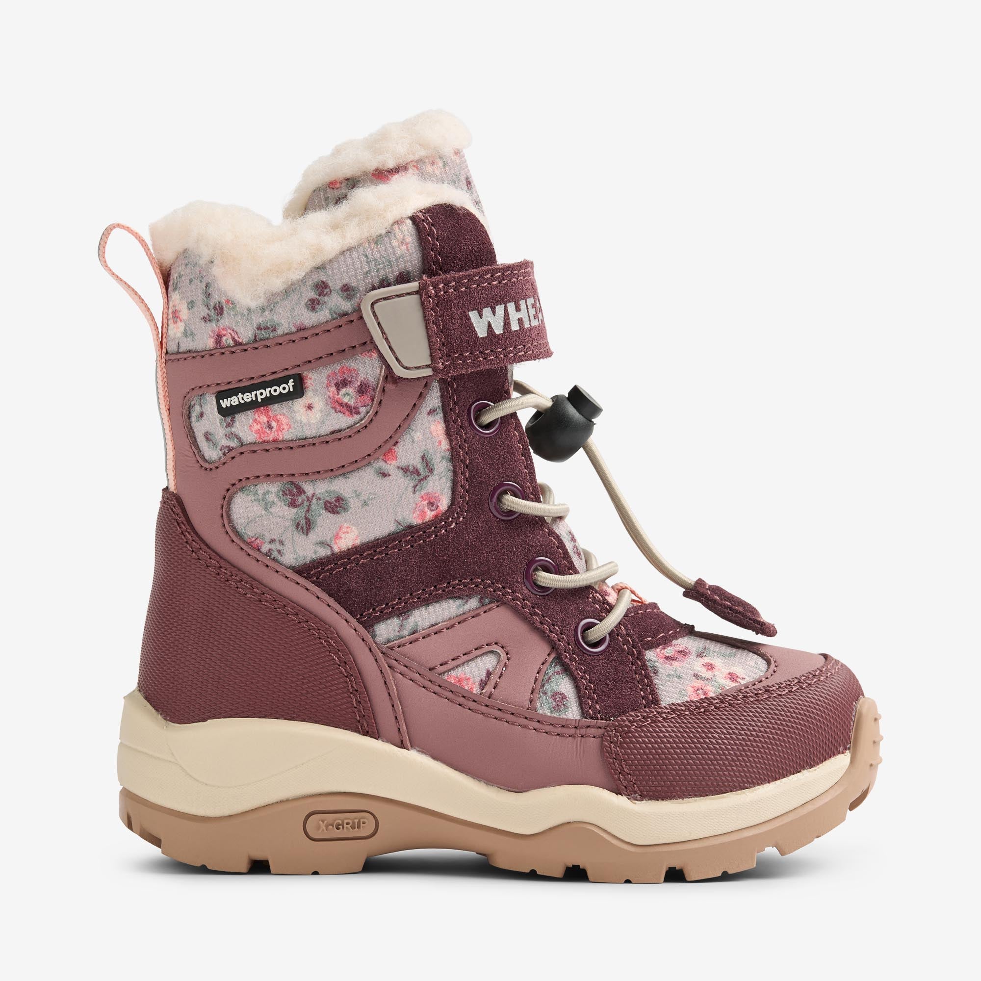 wheat-dixie-tex-winterstiefel-grey-moon-flowers-wasserdicht image 3