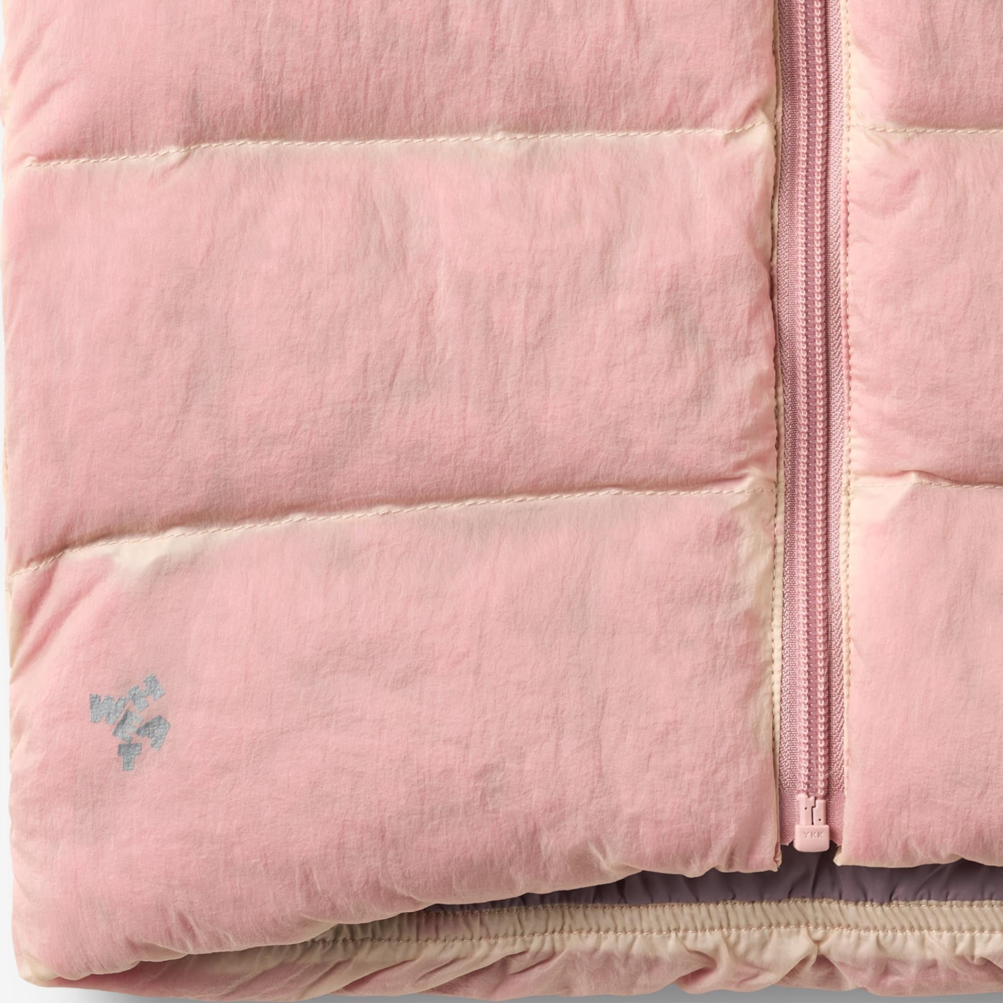 wheat-lakas-puffer-weste-peach-pink-recycling-steppweste image 3