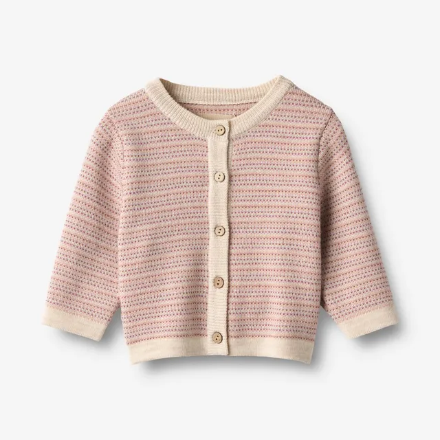 wheat-nico-strickjacke-rose-merinowolle-cardigan image 1