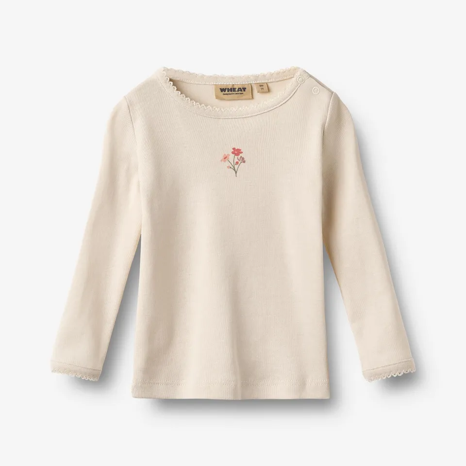 wheat-belis-langarmshirt-eggshell-bio-baumwolle-baby image 1