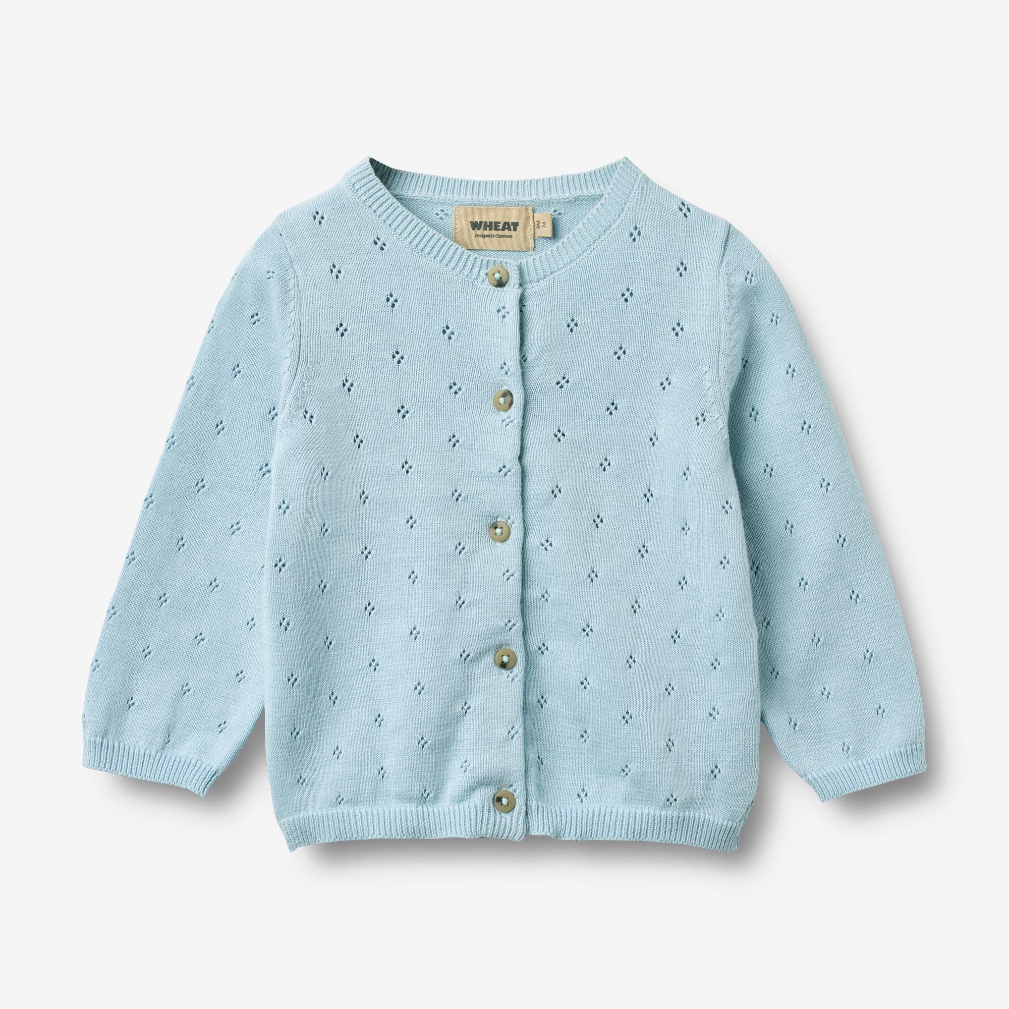 wheat-maia-strickjacke-summer-sky-bio-baumwolle-baby image 1
