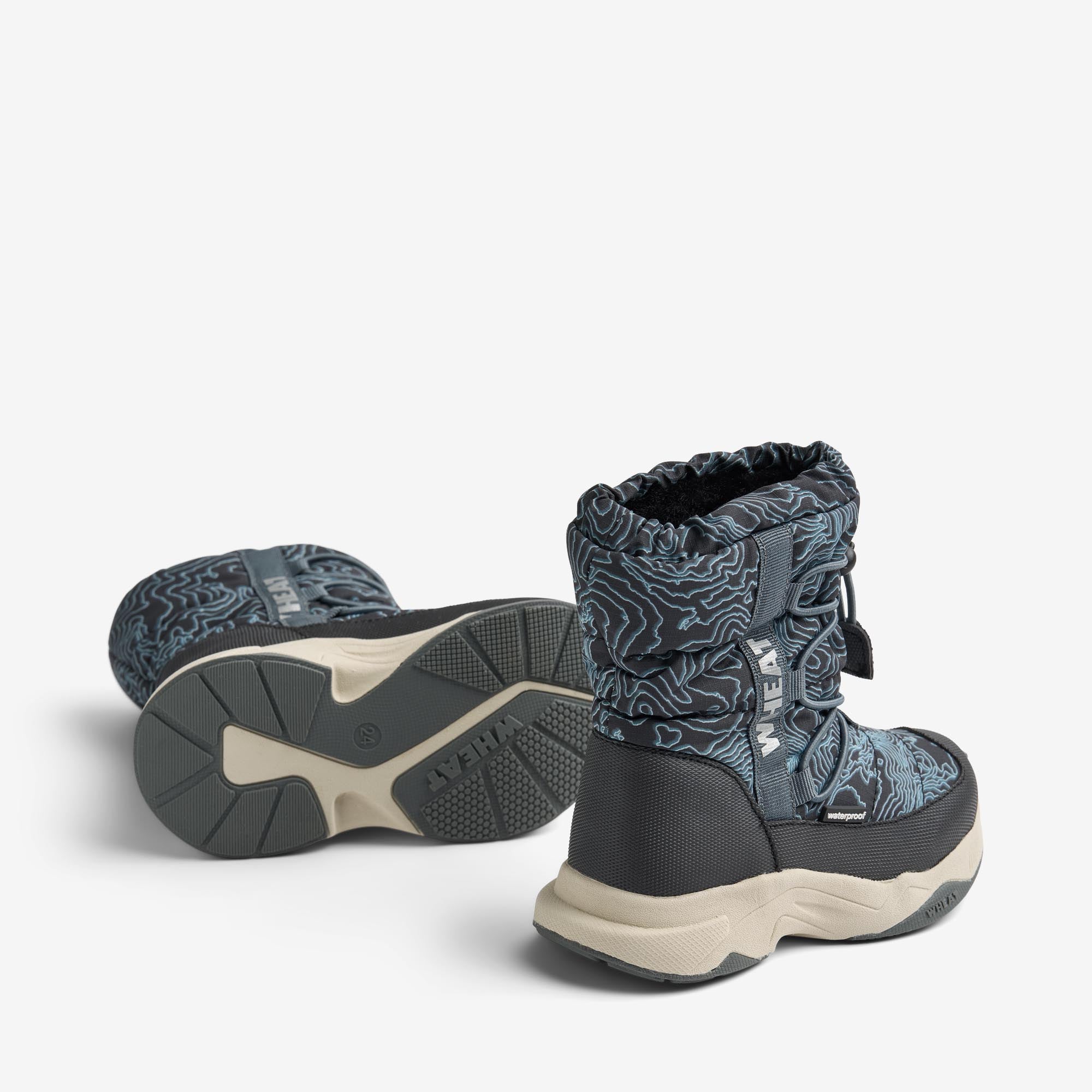 wheat-cosmo-winterboot-elevation-map-kinder-winterstiefel-wasserdicht image 3