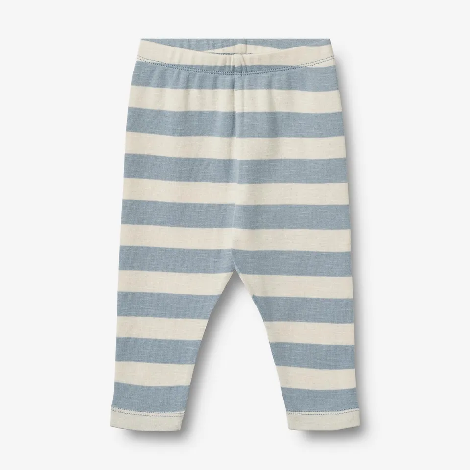 wheat-jersey-pants-silas-babyhose-calm-blue-stripe-bio-baumwolle image 1