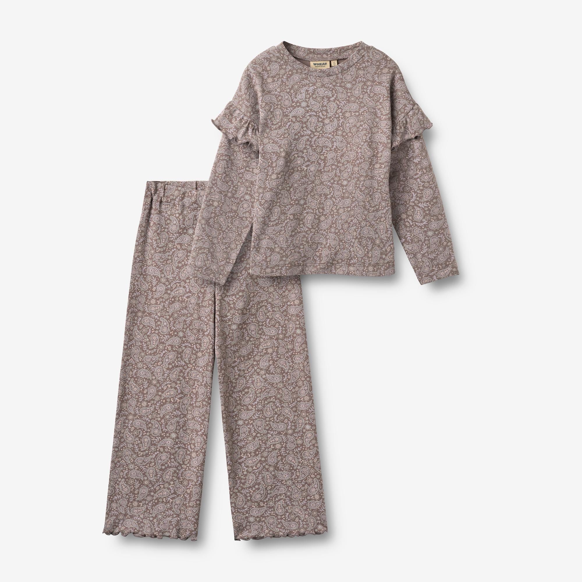 wheat-belinda-set-shirt-hose-m-dchen-purple-plum-paisley image 1