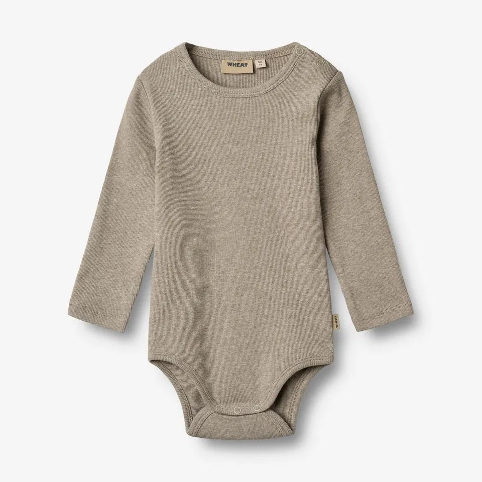 wheat-spencer-body-langarm-gravel-melange-bio-baumwolle image 1