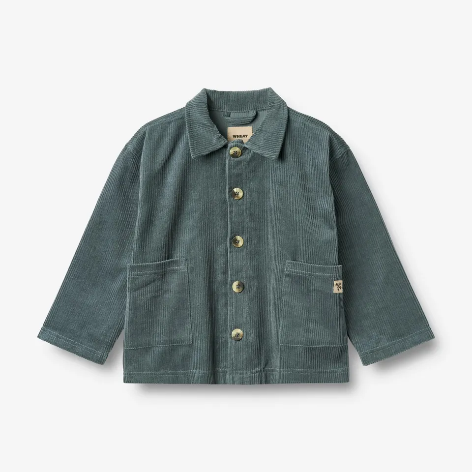 wheat-sage-overshirt-stormy-weather-bio-cordhemd image 1